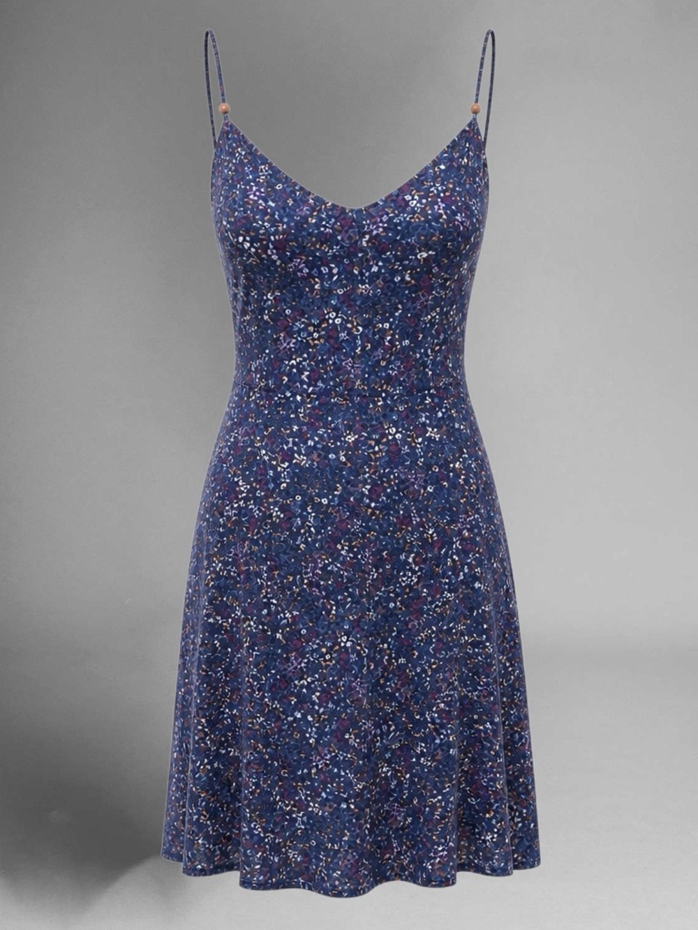 Xhilaration Navy Floral Slip Dress